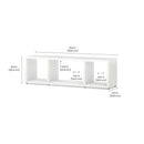 3 Cube Organizer Shelf – Thick Boards, Scratch-Resistant, Modular Design BOON Cube Storage Shelf Combo 2/1x1