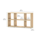 6 Cube Storage Unit – Customizable, Durable, Modern Cube Shelf BOON Cube Storage Shelf Combo 2/1x2
