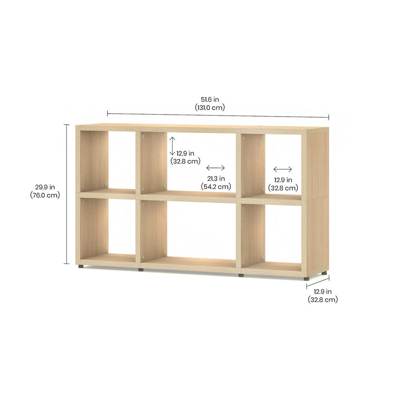 6 Cube Storage Unit – Customizable, Durable, Modern Cube Shelf BOON Cube Storage Shelf Combo 2/1x2