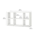 6 Cube Storage Unit – Customizable, Durable, Modern Cube Shelf BOON Cube Storage Shelf Combo 2/1x2