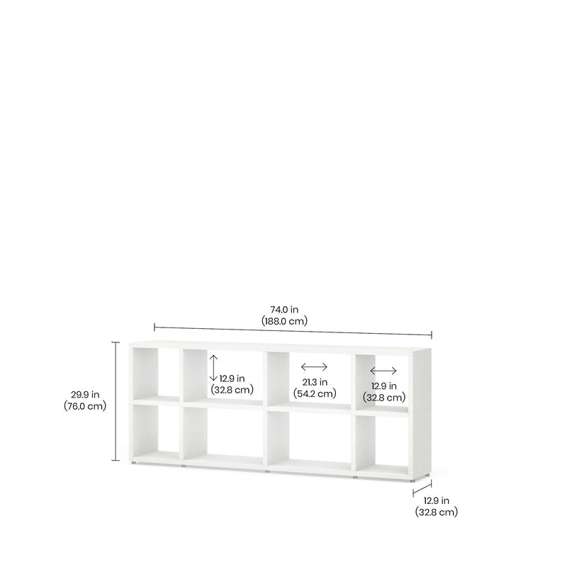 8 Cube Storage Shelf – Sturdy, Customizable Bookshelf & Cube Organizer BOON Cube Storage Shelf Combo 2/2x2