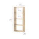 4 Cube Storage Unit – Durable, Modular Cube Shelf for Modern Organization BOON Cube Storage Shelf Rectangular 1x4