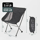 BOXIO CHAIR Set of 4 I set of camping chairs with box by myboxio