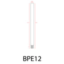 BPE - Brass Post Extension 6", 12" or 24" for Brass Path/Spot Light Fixtures