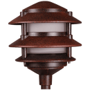 KL302 12V AC/DC Aluminum Low Voltage Landscape Lighting 3 Tier Pagoda Path Light