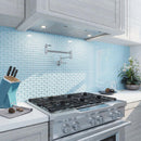 Sky Blue 12x12 Glossy Brick Glass Mosaic Tile (5 pack, 4.92 sq ft/case)