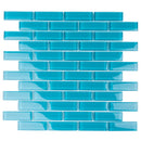 Sapphire Blue 12x12 Glossy Glass Mosaic Tile (5 pack, 4.92 sq ft/case)