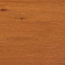 Zander Mid-Century Modern Acacia Outdoor Slat-Back Loveseat