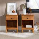 Spencer Solid Transitional Wood Nightstand