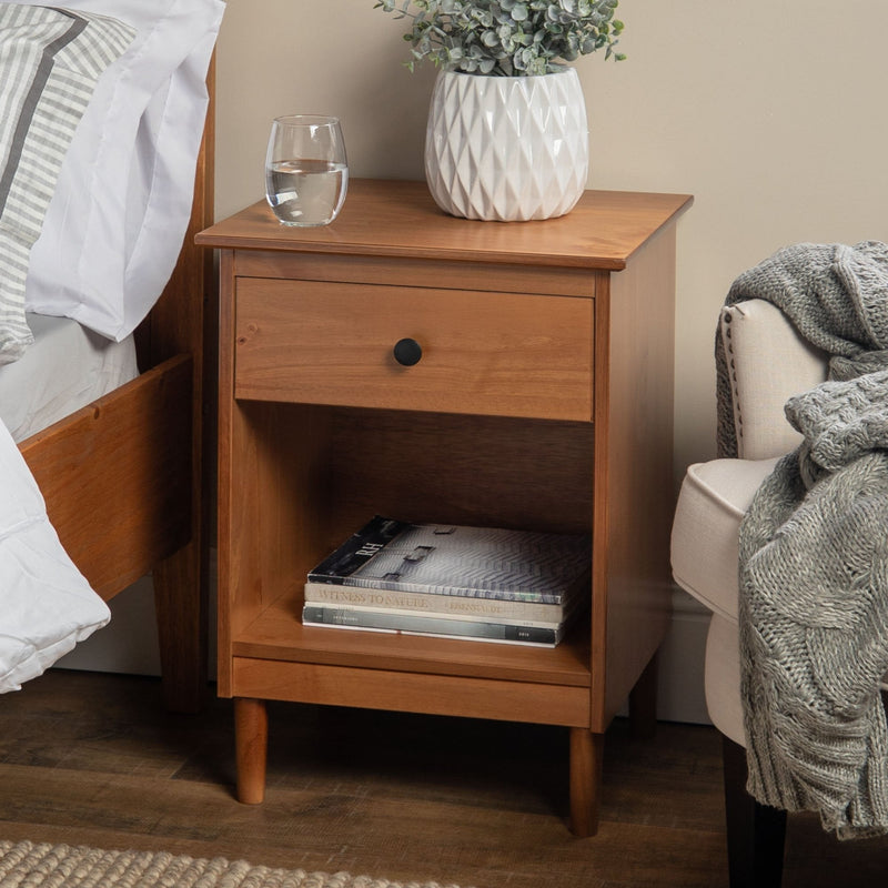 Spencer Solid Transitional Wood Nightstand