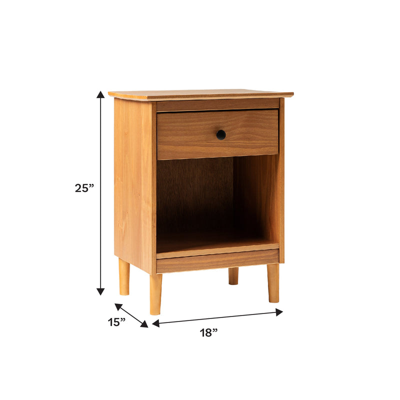 Spencer Solid Wood Transitional Nightstand