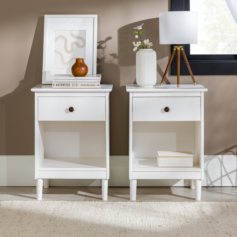 Spencer Solid Transitional Wood Nightstand