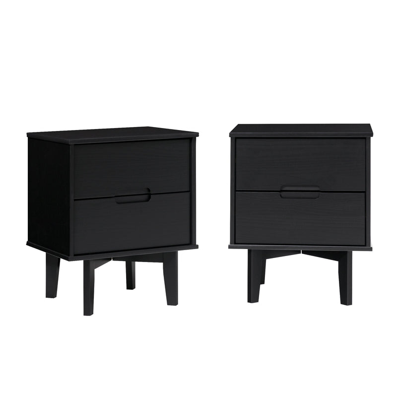 Sloane Mid Century Modern Solid Wood Nightstand