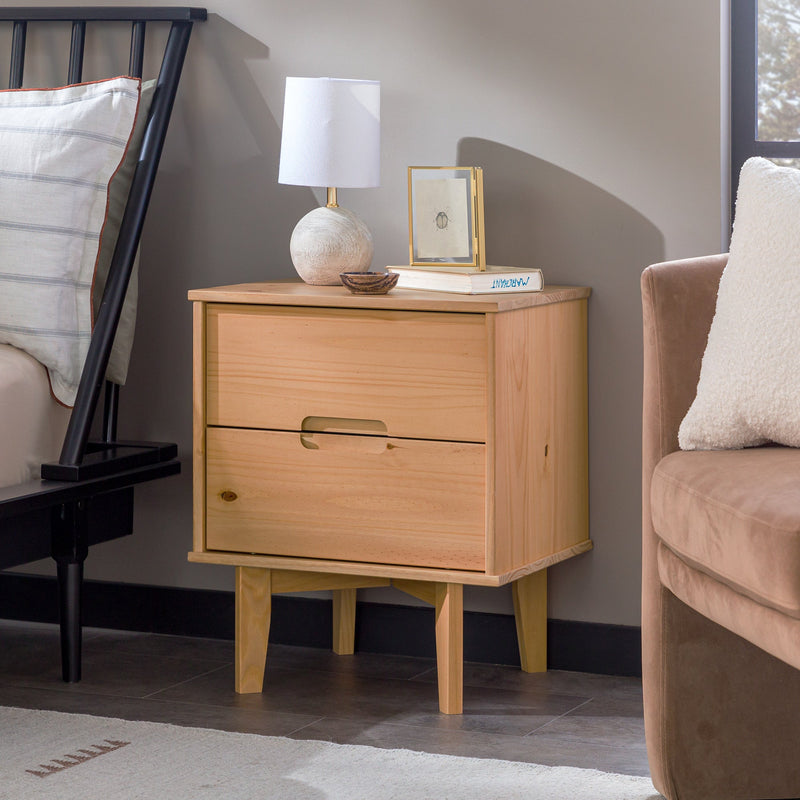 Sloane Mid Century Modern Solid Wood Nightstand