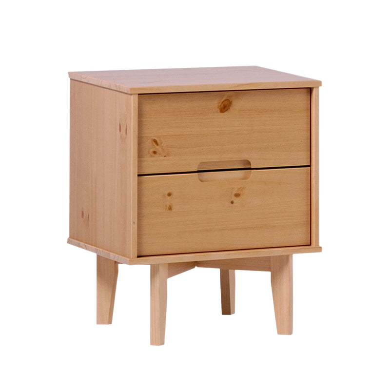 Sloane Mid Century Modern Solid Wood Nightstand