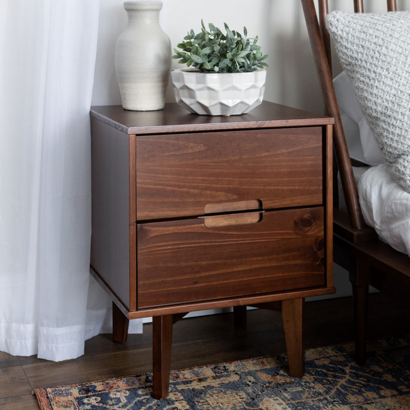 Sloane Mid Century Modern Solid Wood Nightstand