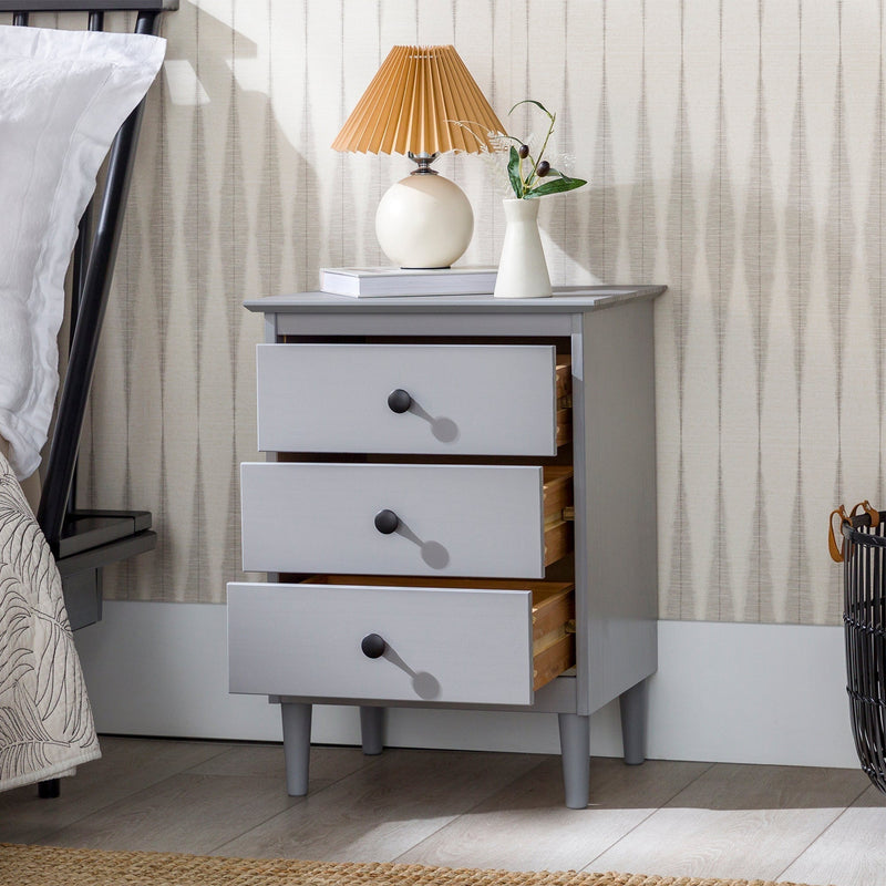 Spencer Solid Wood Transitional Nightstand