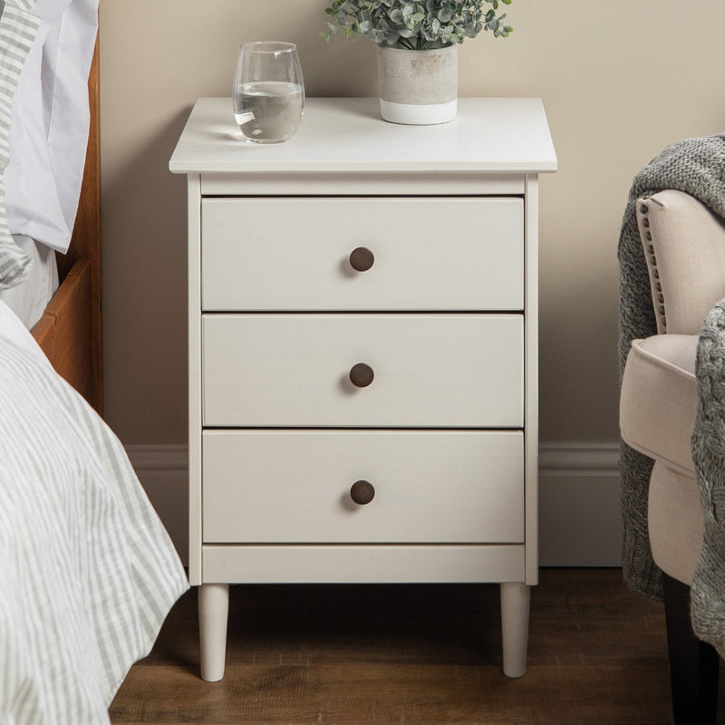 Spencer Solid Transitional Wood Nightstand