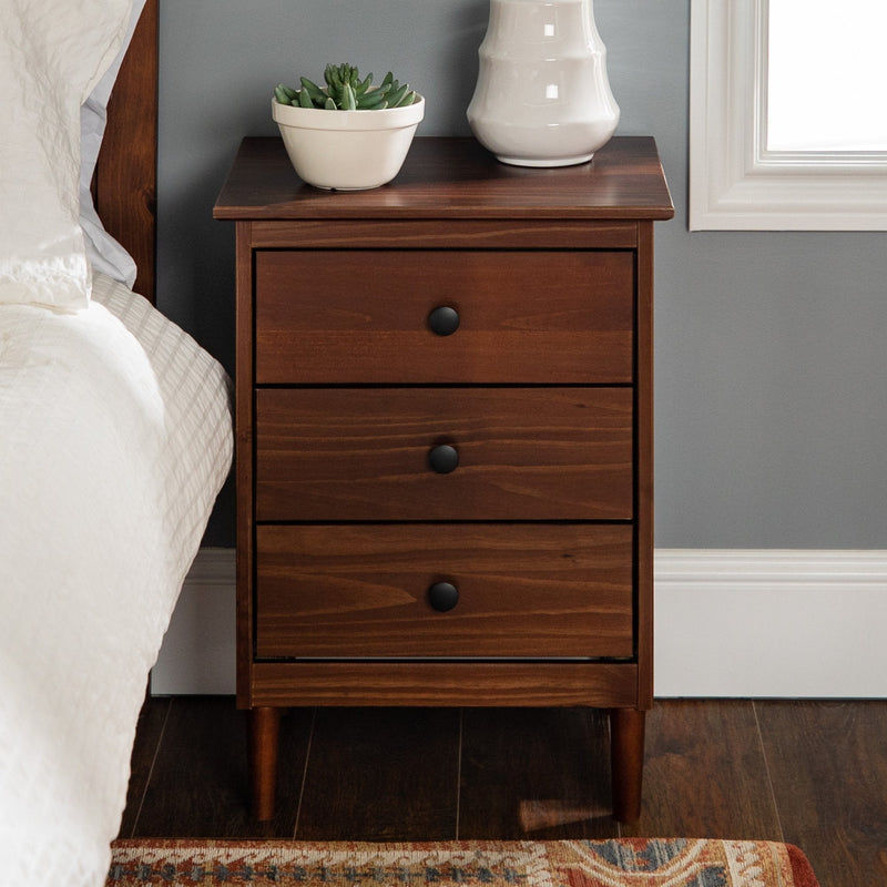 Spencer Solid Transitional Wood Nightstand