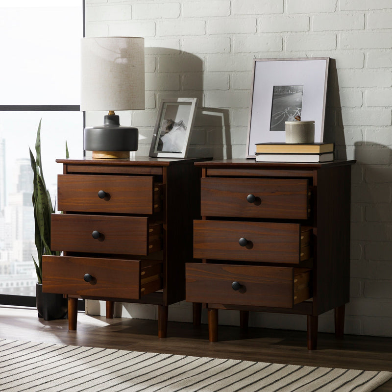 Spencer Solid Wood Transitional Nightstand