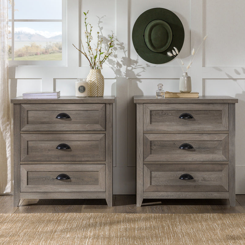 Odette Transitional Farmhouse Collection (Dresser or Nightstand)