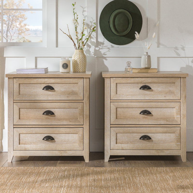 Odette Transitional Farmhouse Nightstand Collection