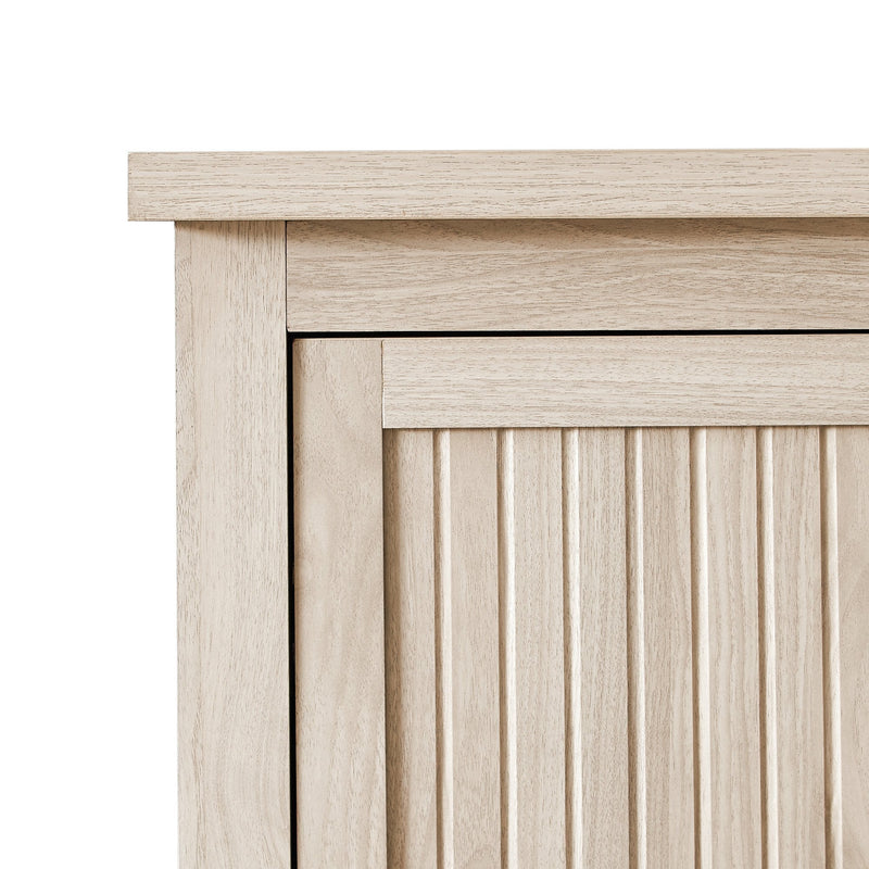 Jolene Grooved Wardrobe Armoire