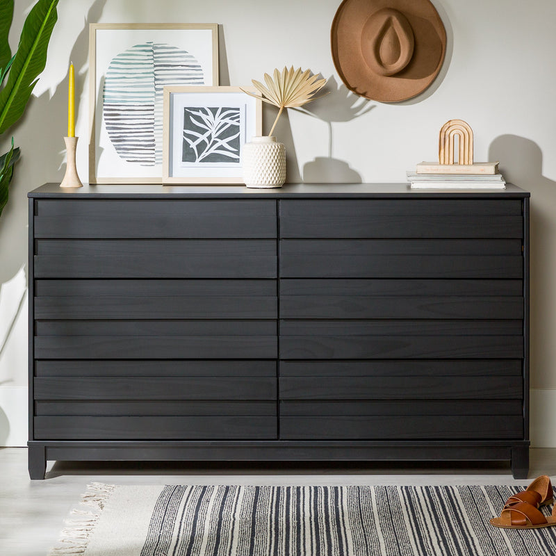 Priya 6-Drawer Solid Wood Dresser