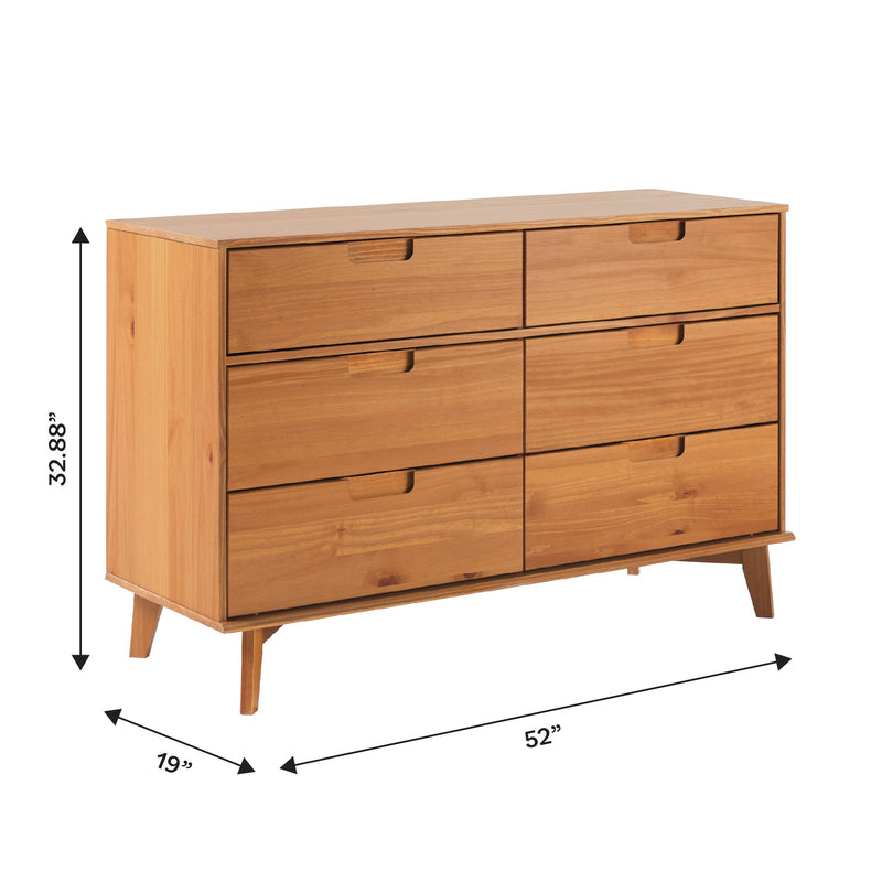 Sloane Mid Century Modern Solid Wood Dresser