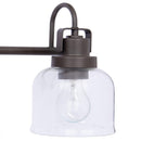 Brighton 3-Light Dark Bronze Dimmable Bathroom Vanity Light