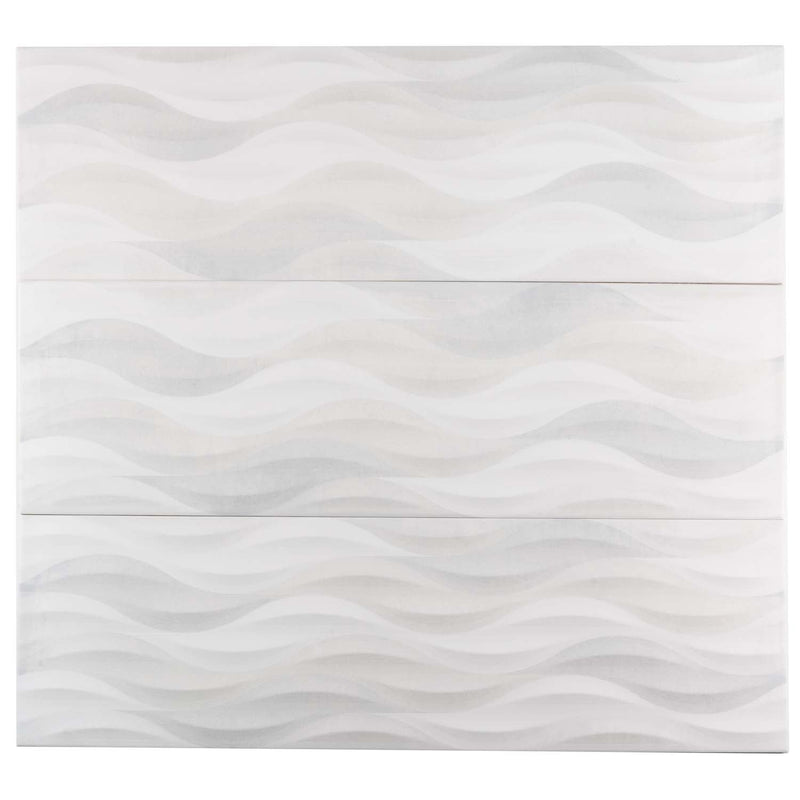 White 12x40 Matte Field Ceramic Tile (5 pack, 15.925 sq ft/case), photo 3 of 6