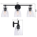 Brilliance Modern Farmhouse 3-Light Vanity Light