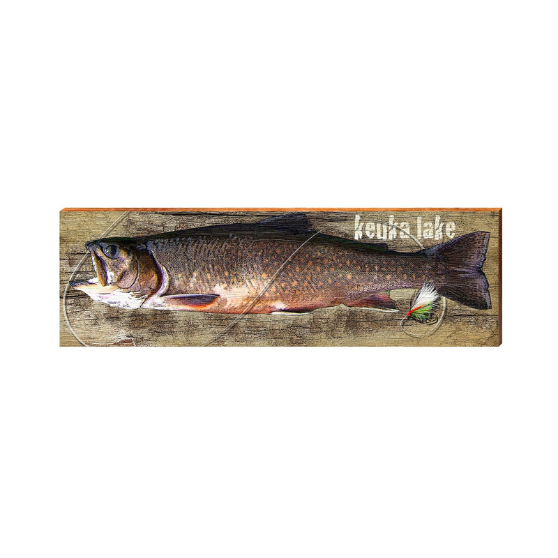 Keuka Lake Fish | Real Wood Art Print