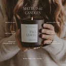 Warm and Cozy Soy Candle - Brown Matte Jar - 15 oz by Sweet Water Decor