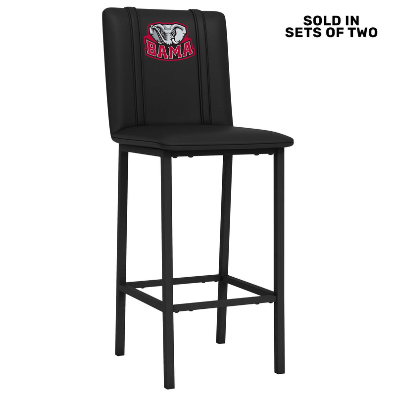 Bar Stool 500 with Alabama Crimson Tide Bama Logo Set of 2