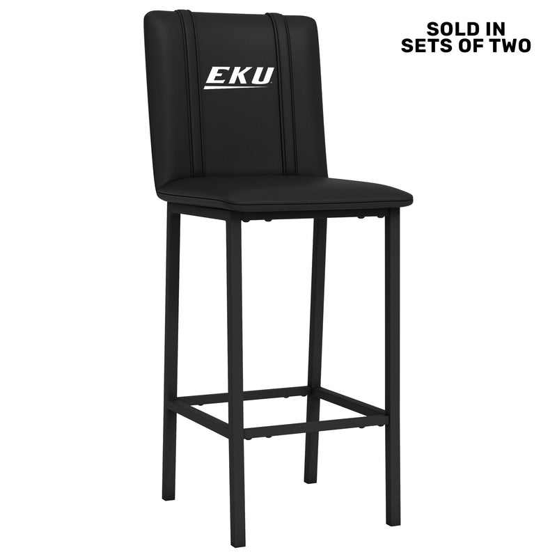 Bar Stool 500 with Eastern Kentucky Colonels Logo Set of 2