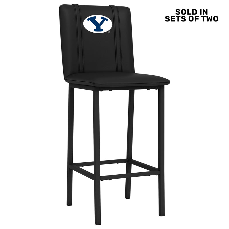 Bar Stool 500 with BYU Cougars Logo Set of 2