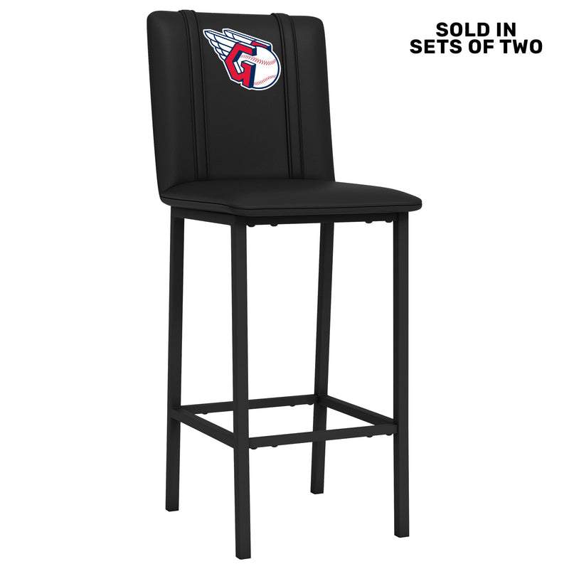 Bar Stool 500 with Cleveland Guardians Primary Set of 2