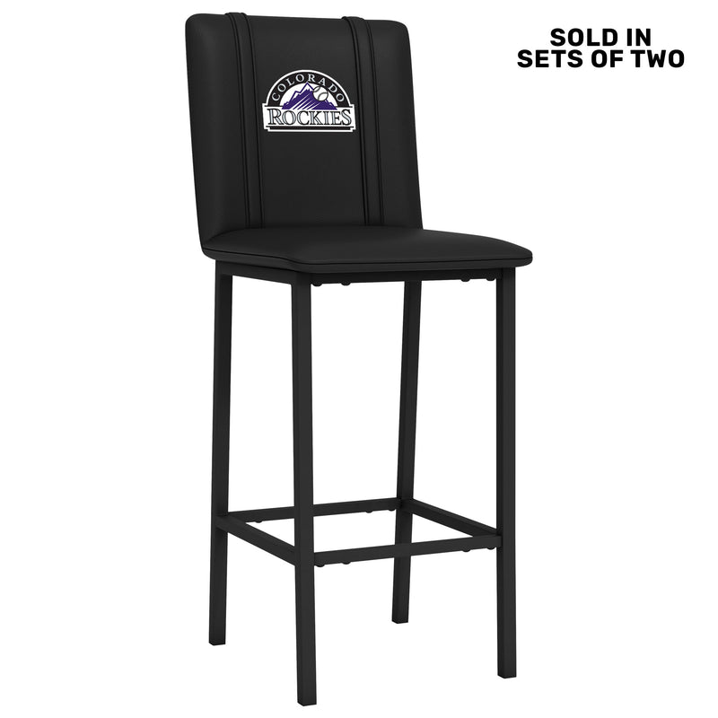 Bar Stool 500 with Colorado Rockies Logo Set of 2
