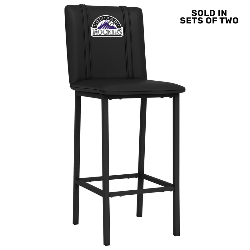 Bar Stool 500 with Colorado Rockies Logo Set of 2