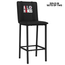 Bar Stool 500 with Los Angeles Clippers Primary All Hands Playoffs Set of 2