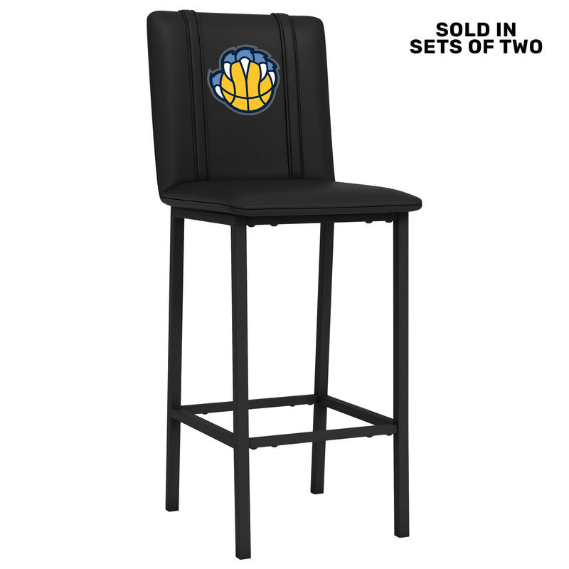 Bar Stool 500 with Memphis Grizzlies Secondary Logo Set of 2