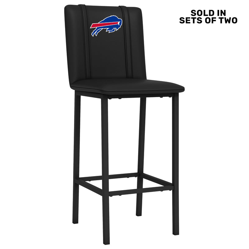 Bar Stool 500 with Buffalo Bills Primary Logo Set of 2