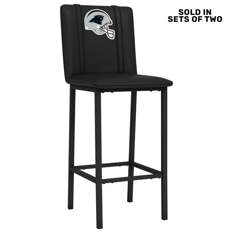 Bar Stool 500 with Carolina Panthers Helmet Logo Set of 2