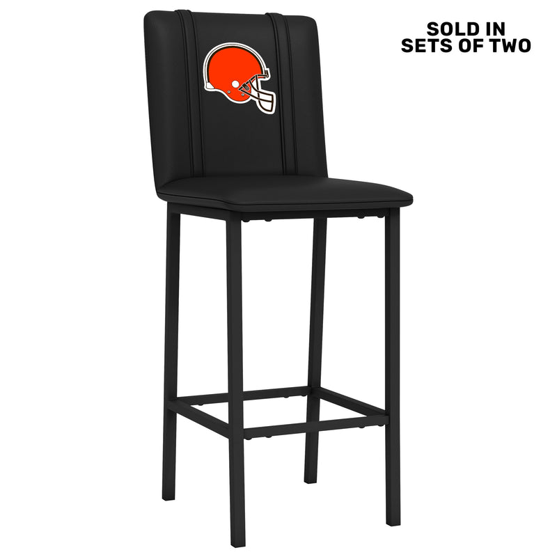 Bar Stool 500 with Cleveland Browns Helmet Logo Set of 2