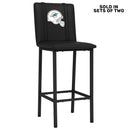 Bar Stool 500 with Miami Dolphins Helmet Logo Set of 2