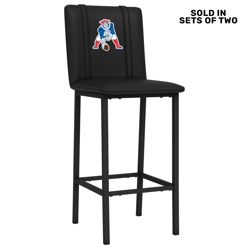 Bar Stool 500 with New England Patriots Classic Logo Set of 2