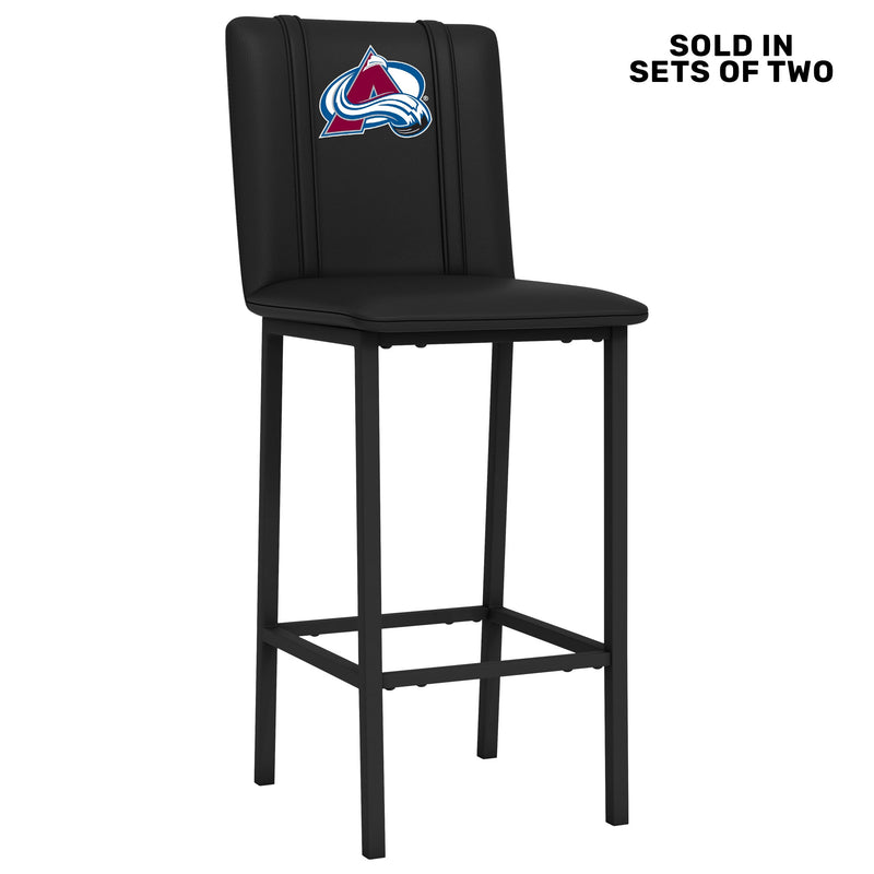 Bar Stool 500 with Colorado Avalanche Logo Set of 2