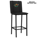 Bar Stool 500 with Minnesota Wild Logo Set of 2