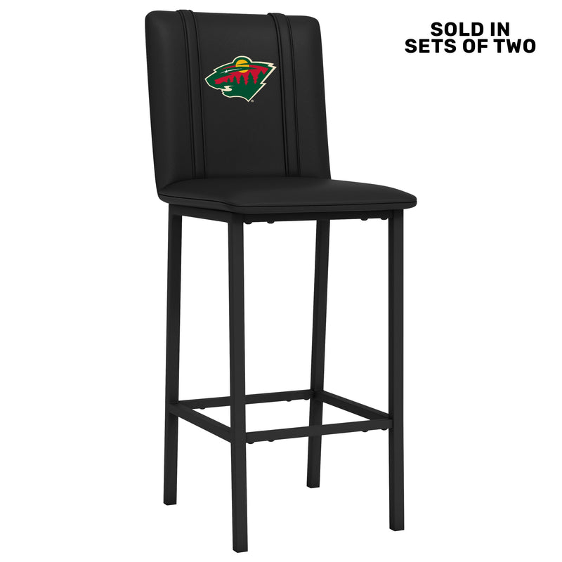 Bar Stool 500 with Minnesota Wild Logo Set of 2